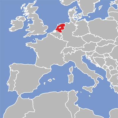 Map of West Frisian language speakers.