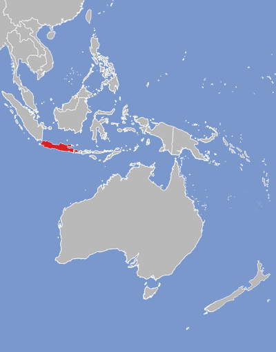 Map of Javanese language speakers.