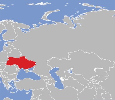 Map of Ukrainian language speakers.