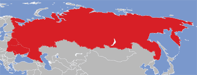 Map of Tatar language speakers.