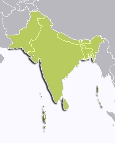 India - Southeast Asia.