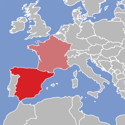 Map of Basque language speakers.