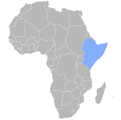 Map of Somali language speakers.
