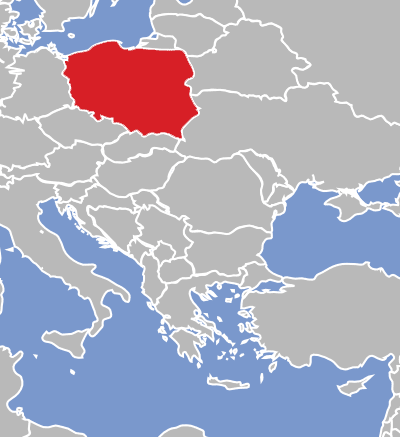 Map of Polish language speakers.