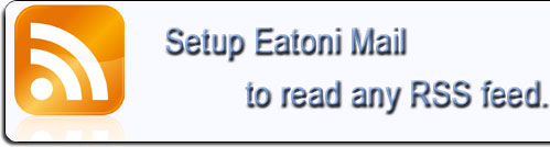 Setup Eatoni Mail to read any RSS feed