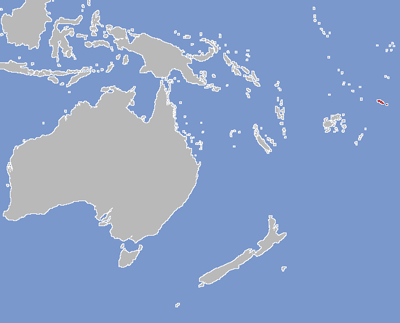 Map of Samoan language speakers.
