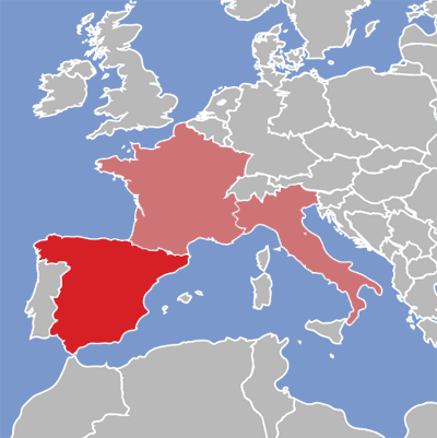 Map of Catalan/Valencian language speakers.