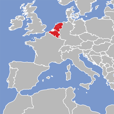 Map of Limburgish language speakers.