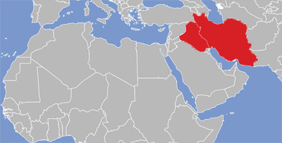 Map of Kurdish-Sorani language speakers.