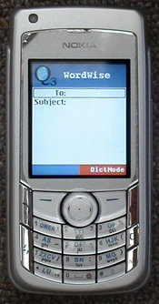 A Nokia 6682 with the EQ3 keypad, running EQ3 ljTool.