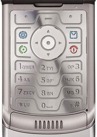 This is what a Motorola Razr might look like if it supported Eatoni's EQ3 keyboard.